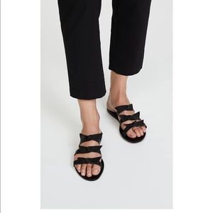 Kaanas Leather Bow Sandal